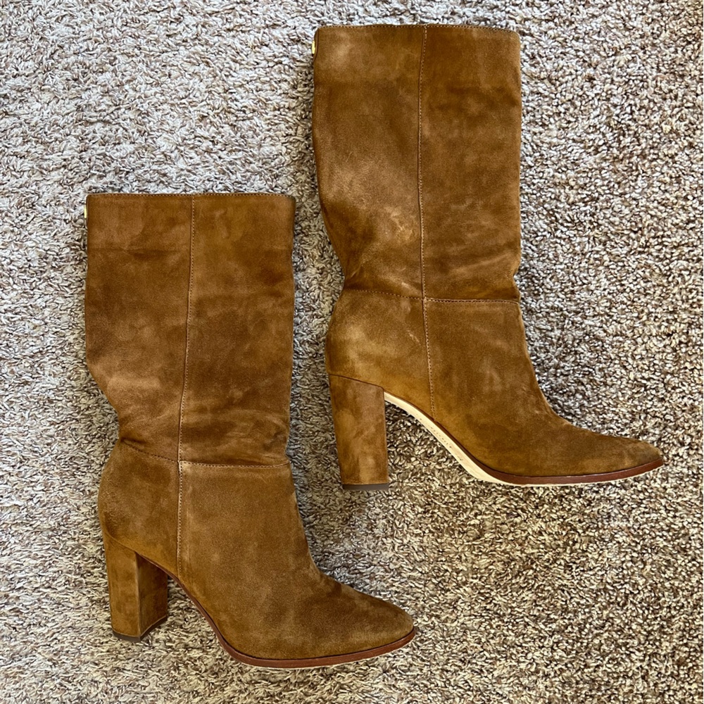 Ralph Lauren Tan Suede Women's Boots